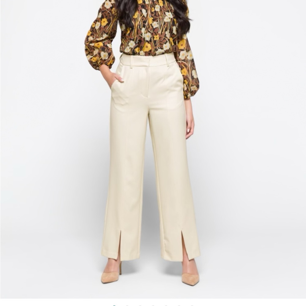 Wide leg trousers